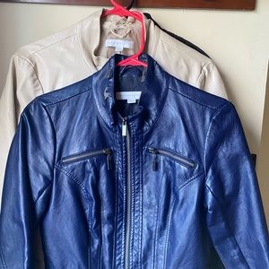 New York & Co purple and cream jackets